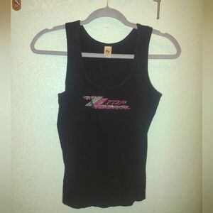 ZZ Top Tank Top with Rhinestone Design